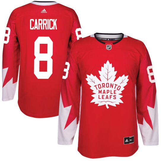 2017 NHL Toronto Maple Leafs Men #8 Connor Carrick red jersey->toronto maple leafs->NHL Jersey